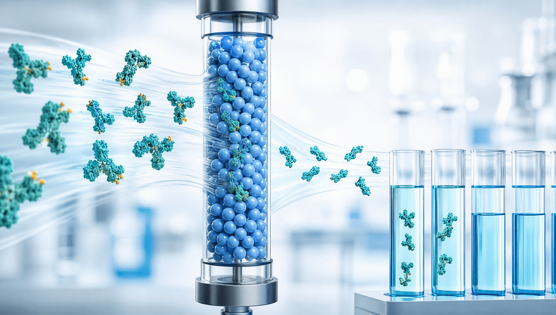 VHH antibody fragment purification from expression feed to qualified sample