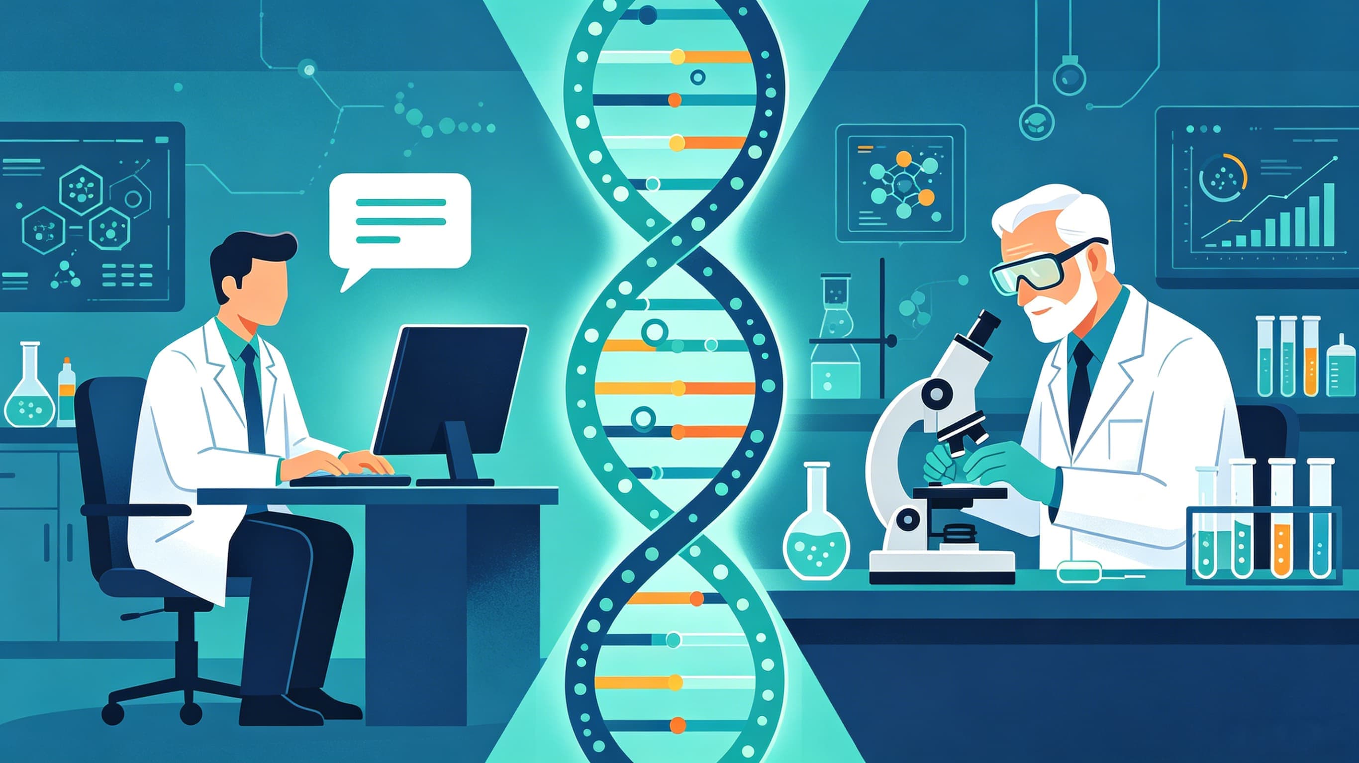 Can online consultations with biology experts really replace the 'old pros' in the lab?