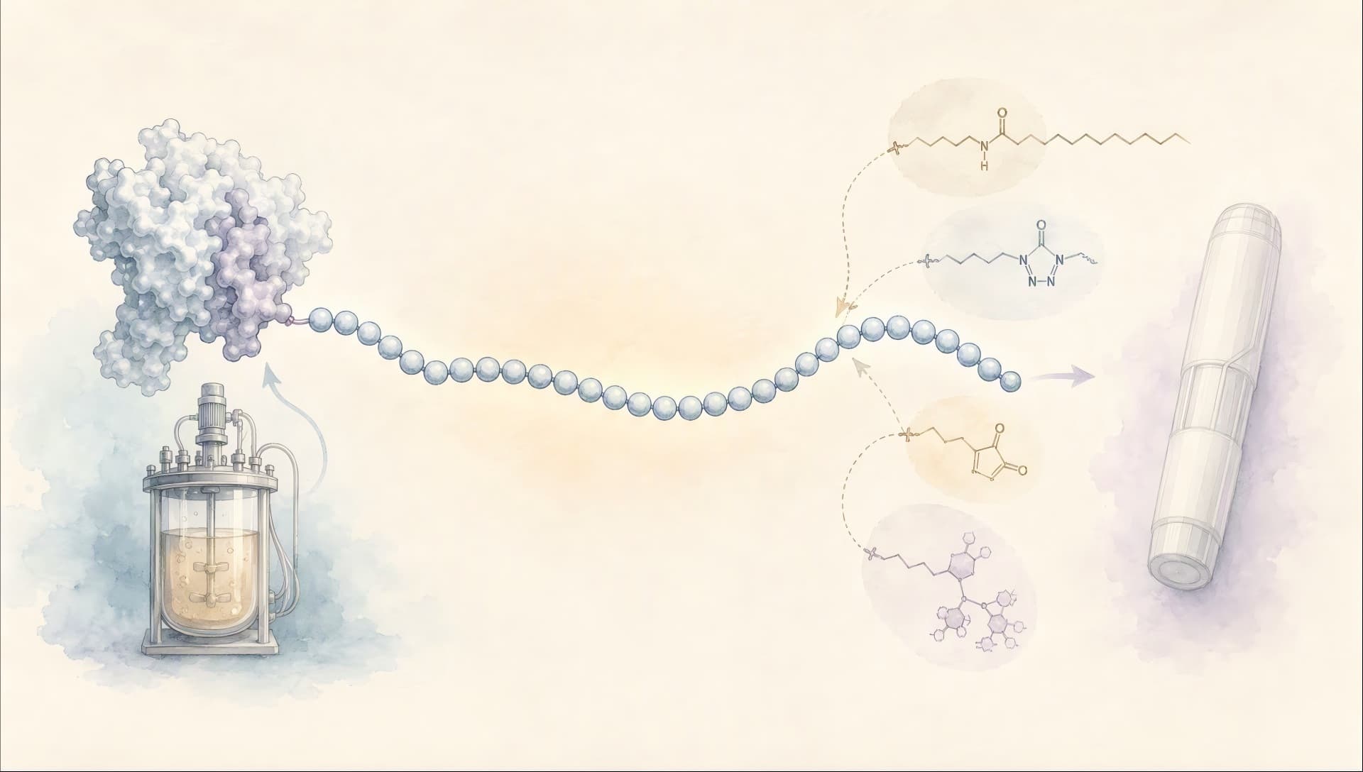 Semaglutide Main-Chain 29-mer: Process Choices That Control Scale